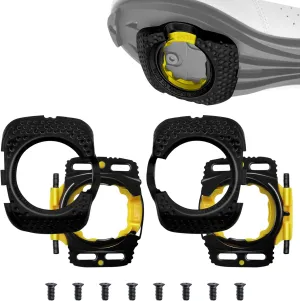 1 Pair Quick Release Cycling Shoes Cleats Self-Locking Pedal Aerodynamic for Wahoo for SpeedPlay for Zero