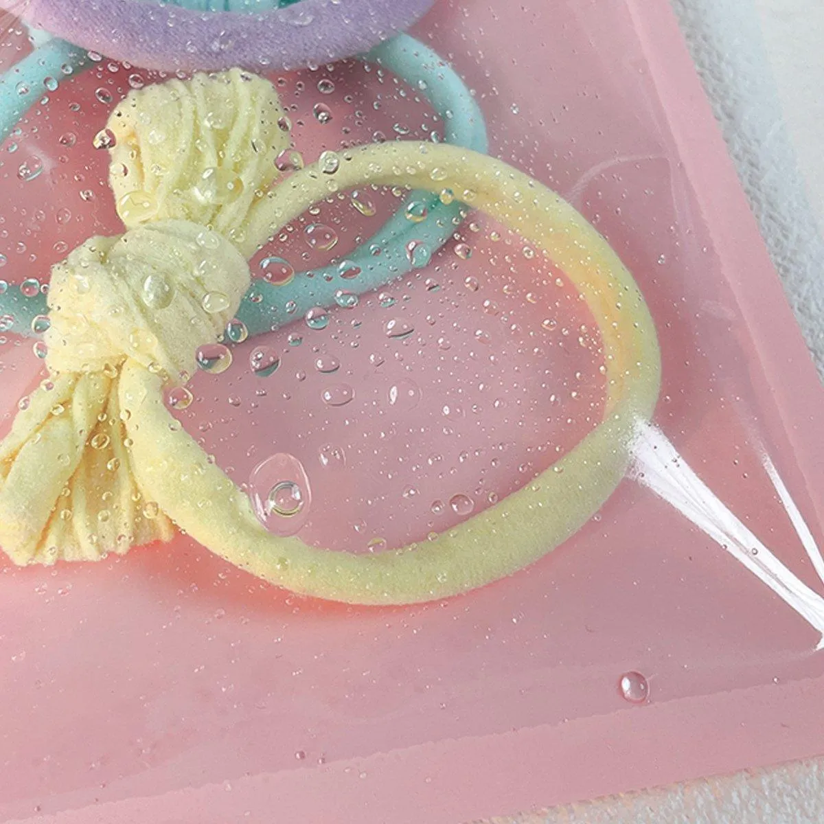 100pcs Macaron Colour Zip Lock Bags Transparent Seal Pouches