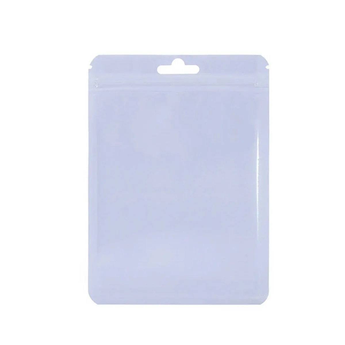 100pcs Macaron Colour Zip Lock Bags Transparent Seal Pouches