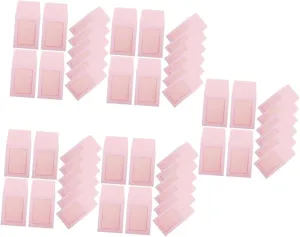 100pcs Portable Transparent Photo Card Sleeves Macaron Color Cardholders for Photos Lightweight and Compact Storage Card for Presenting