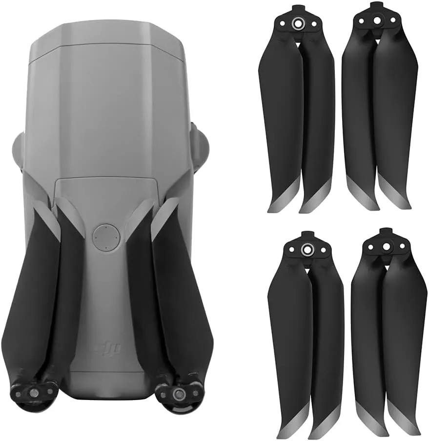 (10Pcs) Mavic Air 2/Air 2s Propellers Low Noise Spare Blades Quadcopter Accessory Replacement Quick-Release Props for DJI Mavic Air 2/Air 2s Drone Accessories (Silver)