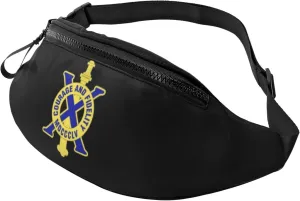 10th Infantry Regiment Unisex Leisure Waist Bag Outdoor Sports Running Waist Bag Business Travel Mobile Phone Bag