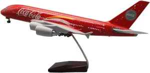 1:160 for A380 Resin Die-Casting Airplane Model Collection Multi-Functional Decorations(No Light)
