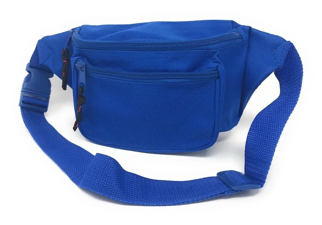 144 ct Eco Fanny Pack with Three Zippered Pockets - By Case