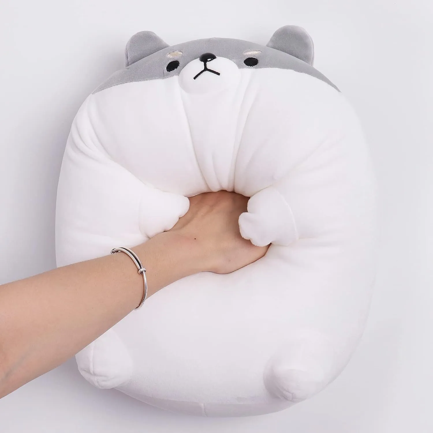 19.6" Fat Dog Plush Pillow Shiba Inu, Cute Corgi Stuffed Animals Plushies Toy Doll Festival