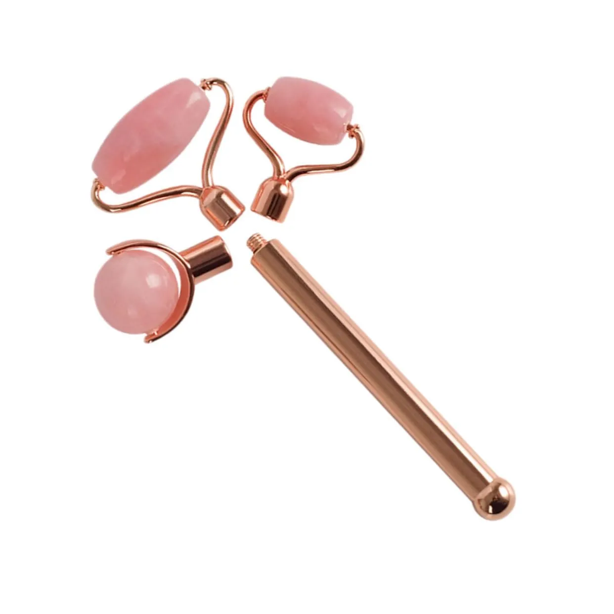 1set Jade Face Massage Roller Multi-functional Facial Tool for Home and Travel Smooth for Neck and Back