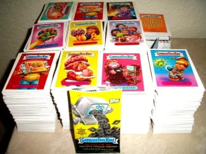 2018 Garbage Pail Kids -WE Hate The 80'S- Lot of Thirty Different Stickers   2 Cereal Killer Cards