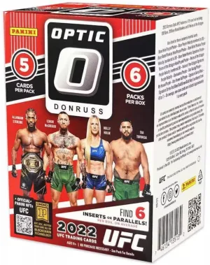 2022 Panini Donruss Optic UFC Trading Card Blaster Box - 30 UFC Cards per Box