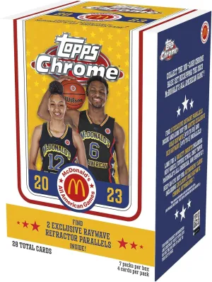 2023-24 Topps Chrome McDonalds All-American Basketball Blaster Box