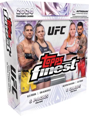 2024 Topps Finest UFC - Mega Trading Card Box (1 Autograph Per Mega Box)