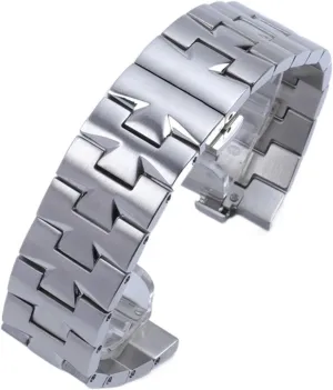 24mm 7mm 8mm Quick Release Connection Stainless Steel Bracelet Watch Band for VACHERON CONSTANTIN Strap Watchband Overseas (Color : Rose Gold, Size : 24x7mm)