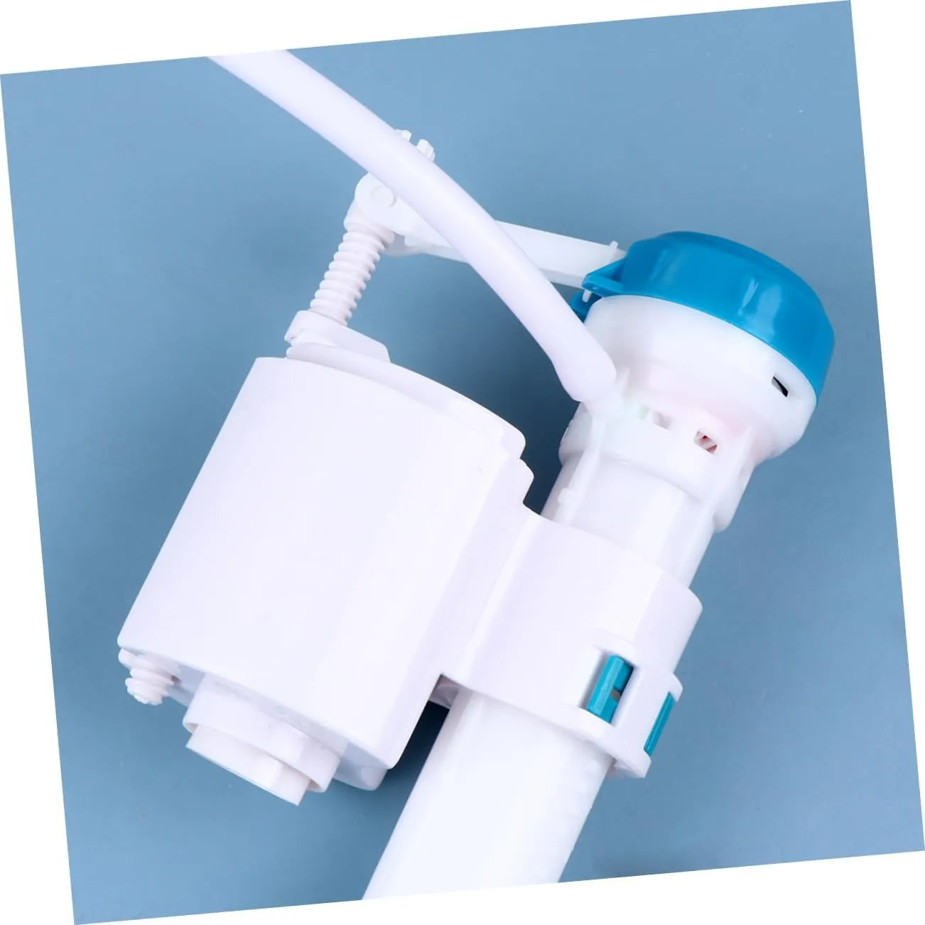 2pcs Budge for Toilet Push Button Valve Retractable Inlet Flush Valve for Toilet Tank