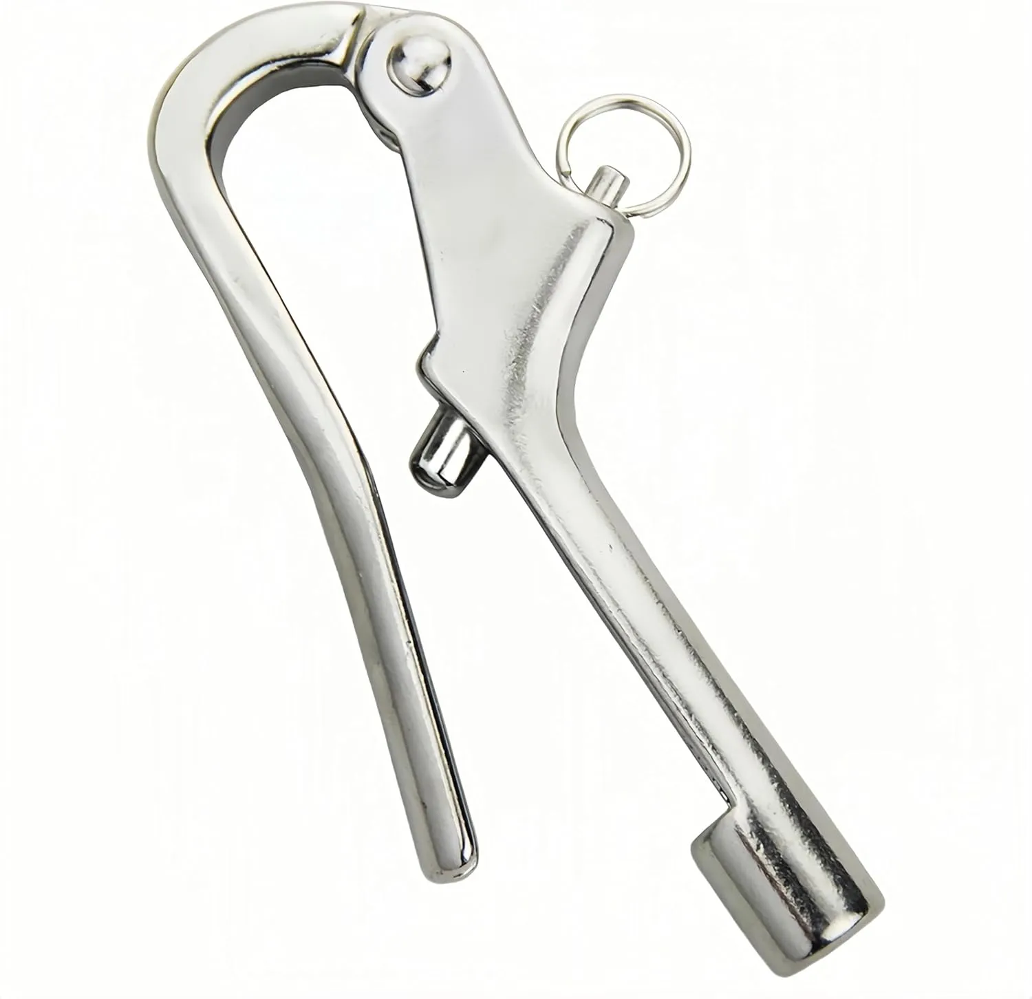 3''/ 4''/ 5'' Openable Pelican Hooks Shackle 316 Stainless Steel Quick Release Hand Rail Guardrails Sup Board Accessories