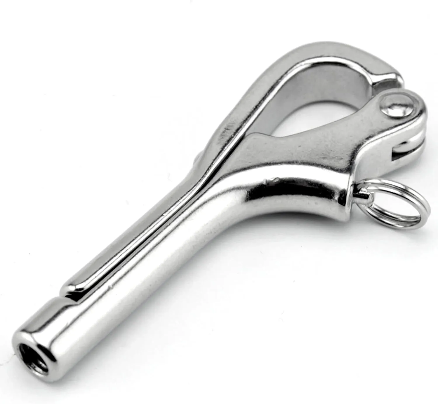 3''/ 4''/ 5'' Openable Pelican Hooks Shackle 316 Stainless Steel Quick Release Hand Rail Guardrails Sup Board Accessories