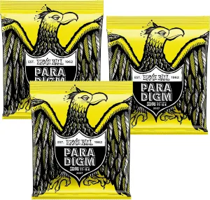 3 PACK Ernie Ball 2027 Paradigm Electric Guitar String Beefy Slinky (11-54)