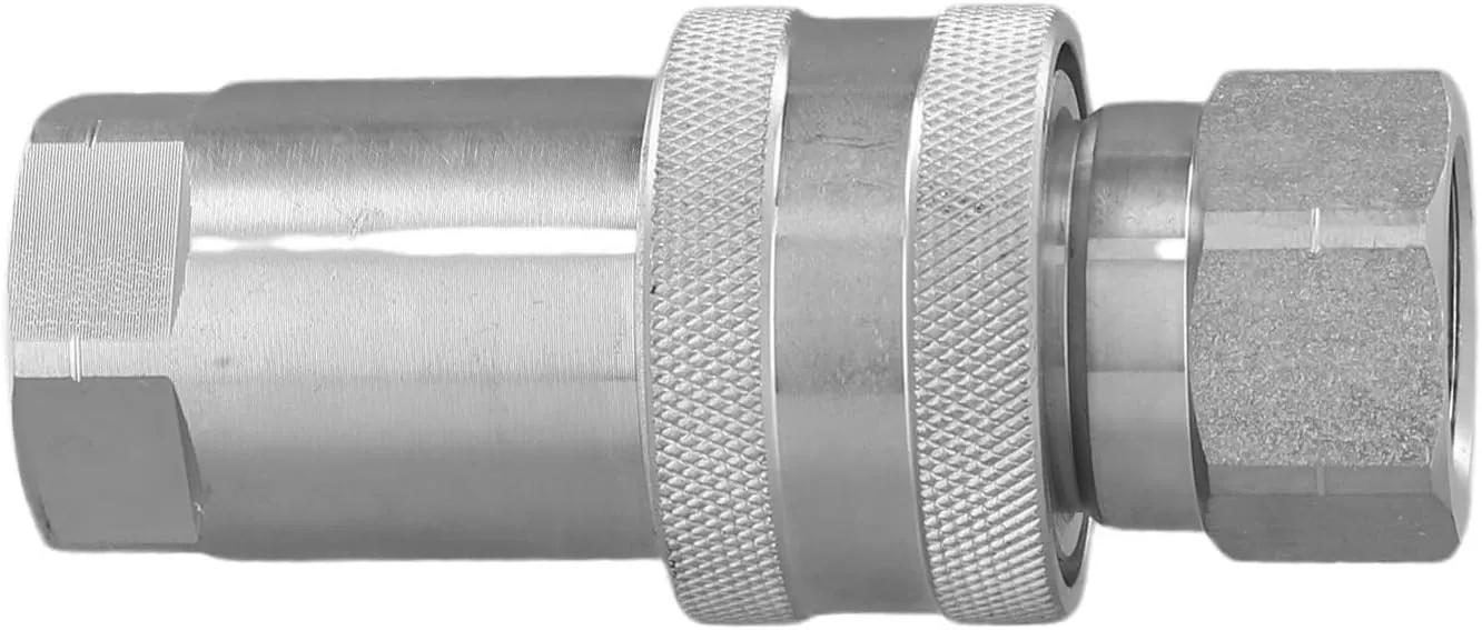 304 Stainless Steel Barb Hose Fitting, ISO A Hydraulic Quick Connect Coupling NPT, 1/2" Hose Barb X 3/8" NPT Thread, Pipe Connector Adapter Quick Fittings For Bore Air Water Connecting (NPT-3/4)
