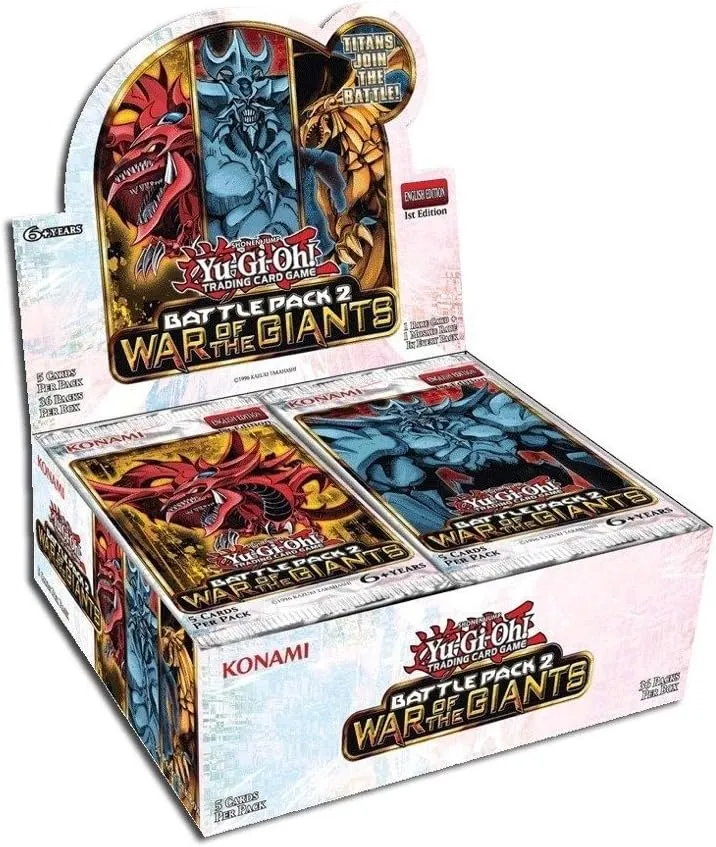36 x Yu-Gi-Oh - Battle Pack 2 War Of The Giants Boosters - 34108