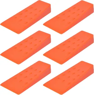 5.5'' Felling Wedges Set for Chainsaw - ABS Plastic Wood Splitting Tree Cutting Wedge, Logging Supplies Tools(6 Packs)
