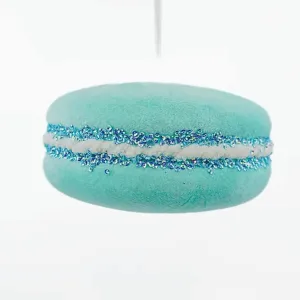 7" Light Blue Macaron Ornament