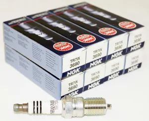 8 New NGK Iridium IX Spark Plugs TR7IX # 3690 by NGK