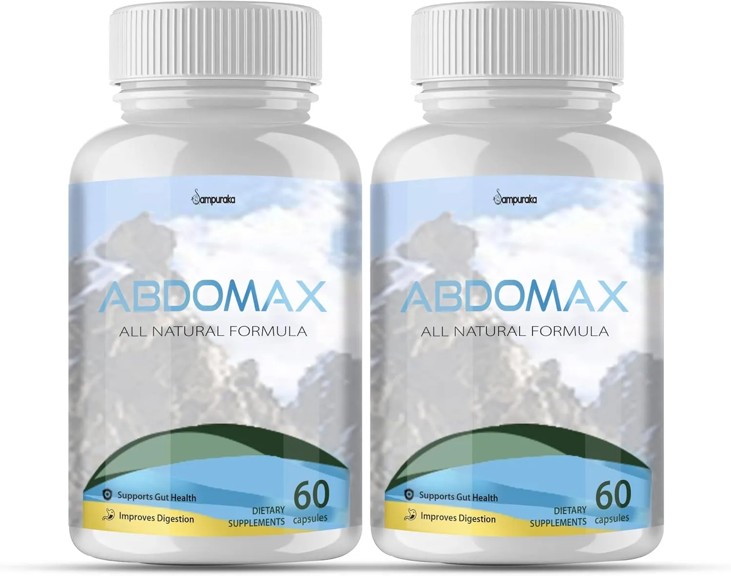 Abdomax New Advanced Formula Supplement - 2 Packs 60 Days Supply