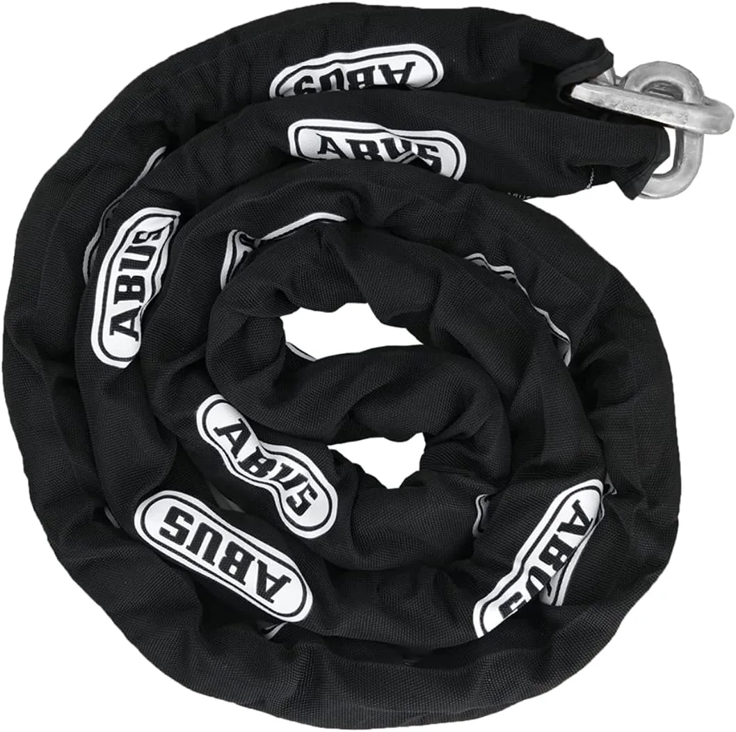 ABUS Hardened Steel 10KS 6 Foot x 3/8" Thick Square Security Chain for Bikes, Containers, Trailers, ATV's, Motorcycles and Personal/Industrial Property