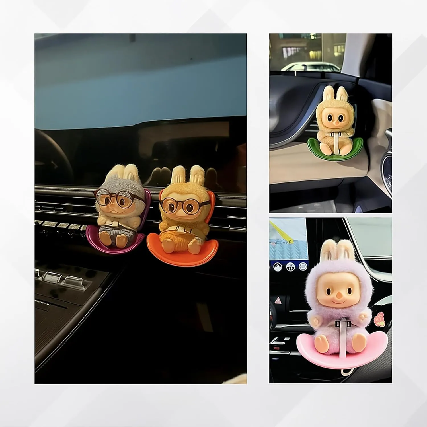 Accessories for Dolls, Have a seat for Doll, Doll Vent car seat,Suitable for displaying and Protecting Dolls（NO Dolls） (Purple)