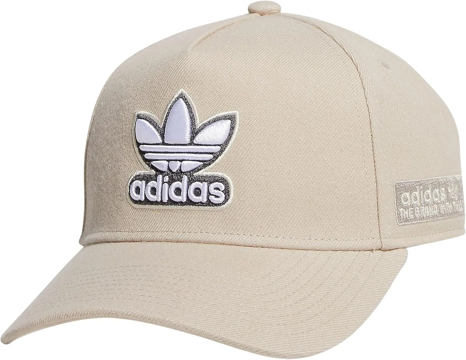 adidas Originals Men's A-Frame 5 Panel High Crown Structured Snapback Hat