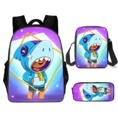 Adisputent Bookbag Set Backpack Pencil Bag Kid School Wholesale deals Back 3pcs Student Kid Schoolbags Bag Boys Pen School Schoolbag Leon All-in-one solution Boy To