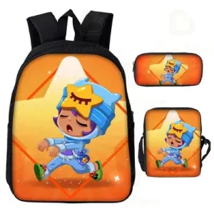 Adisputent Bookbag Set Backpack Pencil Bag Kid School Wholesale deals Back 3pcs Student Kid Schoolbags Bag Boys Pen School Schoolbag Leon All-in-one solution Boy To