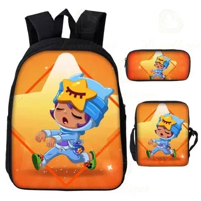 Adisputent Bookbag Set Backpack Pencil Bag Kid School Wholesale deals Back 3pcs Student Kid Schoolbags Bag Boys Pen School Schoolbag Leon All-in-one solution Boy To