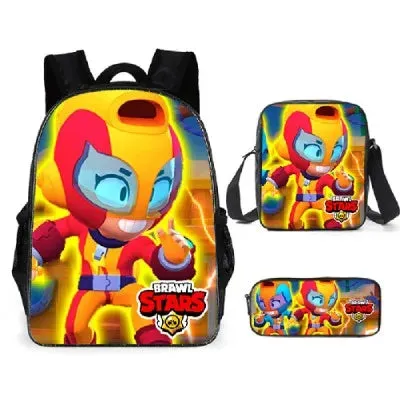 Adisputent Bookbag Set Backpack Pencil Bag Kid School Wholesale deals Back 3pcs Student Kid Schoolbags Bag Boys Pen School Schoolbag Leon All-in-one solution Boy To