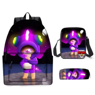 Adisputent Bookbag Set Backpack Pencil Bag Kid School Wholesale deals Back 3pcs Student Kid Schoolbags Bag Boys Pen School Schoolbag Leon All-in-one solution Boy To