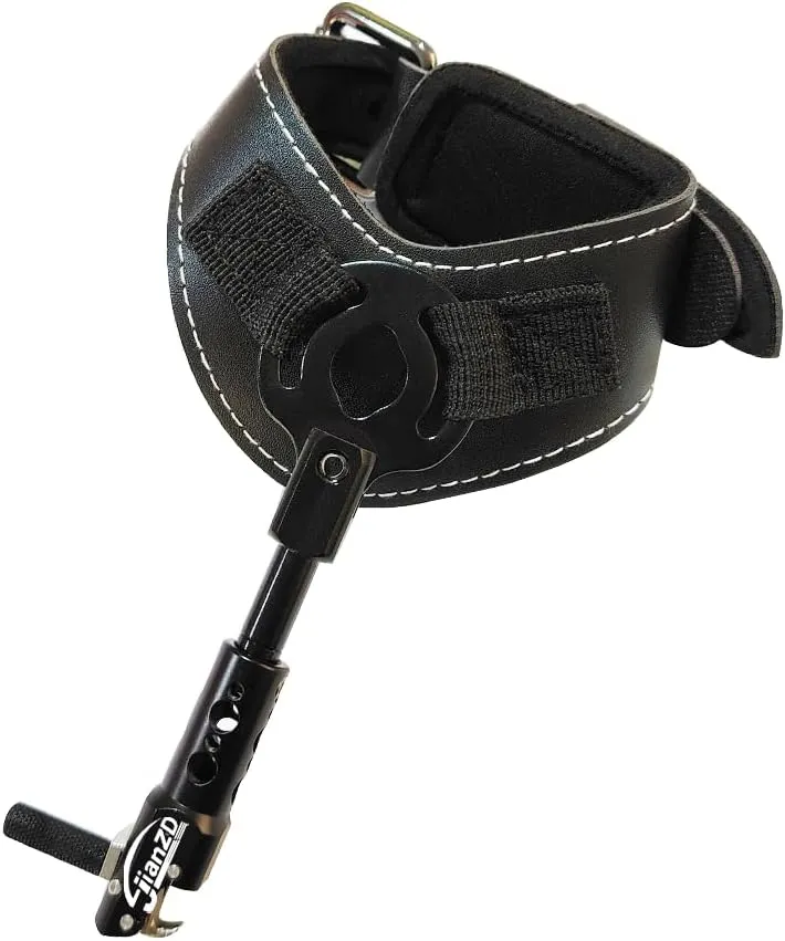 Adjustable Wristband Release, Index Finger Release, Composite Bow, 360 Degree rotatable Jaws, Foldback Release, Bow and Arrow Archery Accessories, Archery Release Aids
