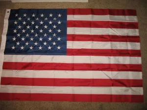 AES USA United States - 5' x 8' 5x8 ft Embroidered Solarmax Nylon Flag House Banner