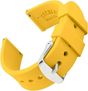 Archer Watch Straps - Soft Silicone Quick Release Watch Bands
