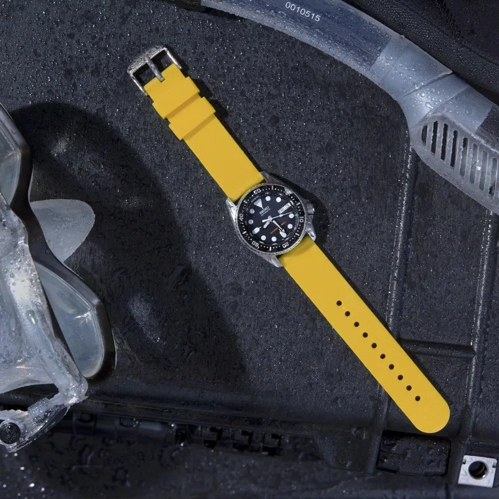 Archer Watch Straps - Soft Silicone Quick Release Watch Bands