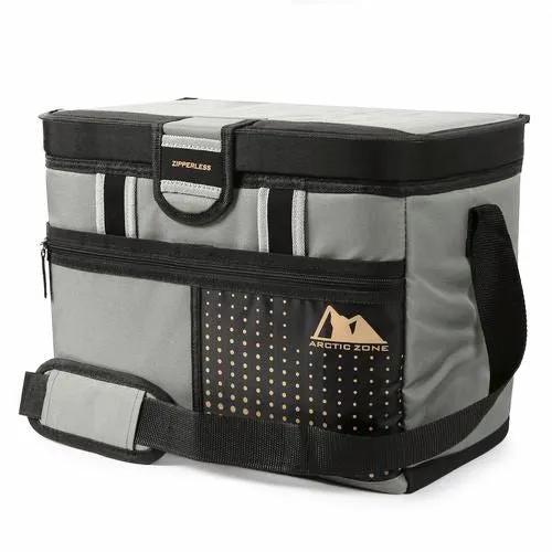 Arctic Zone 30 Can Zipperless Soft Cooler/ High-Density Thermal Insulation/ Durable