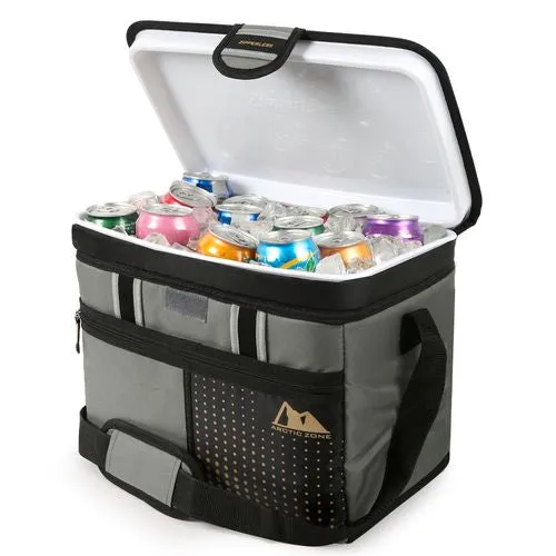 Arctic Zone 30 Can Zipperless Soft Cooler/ High-Density Thermal Insulation/ Durable