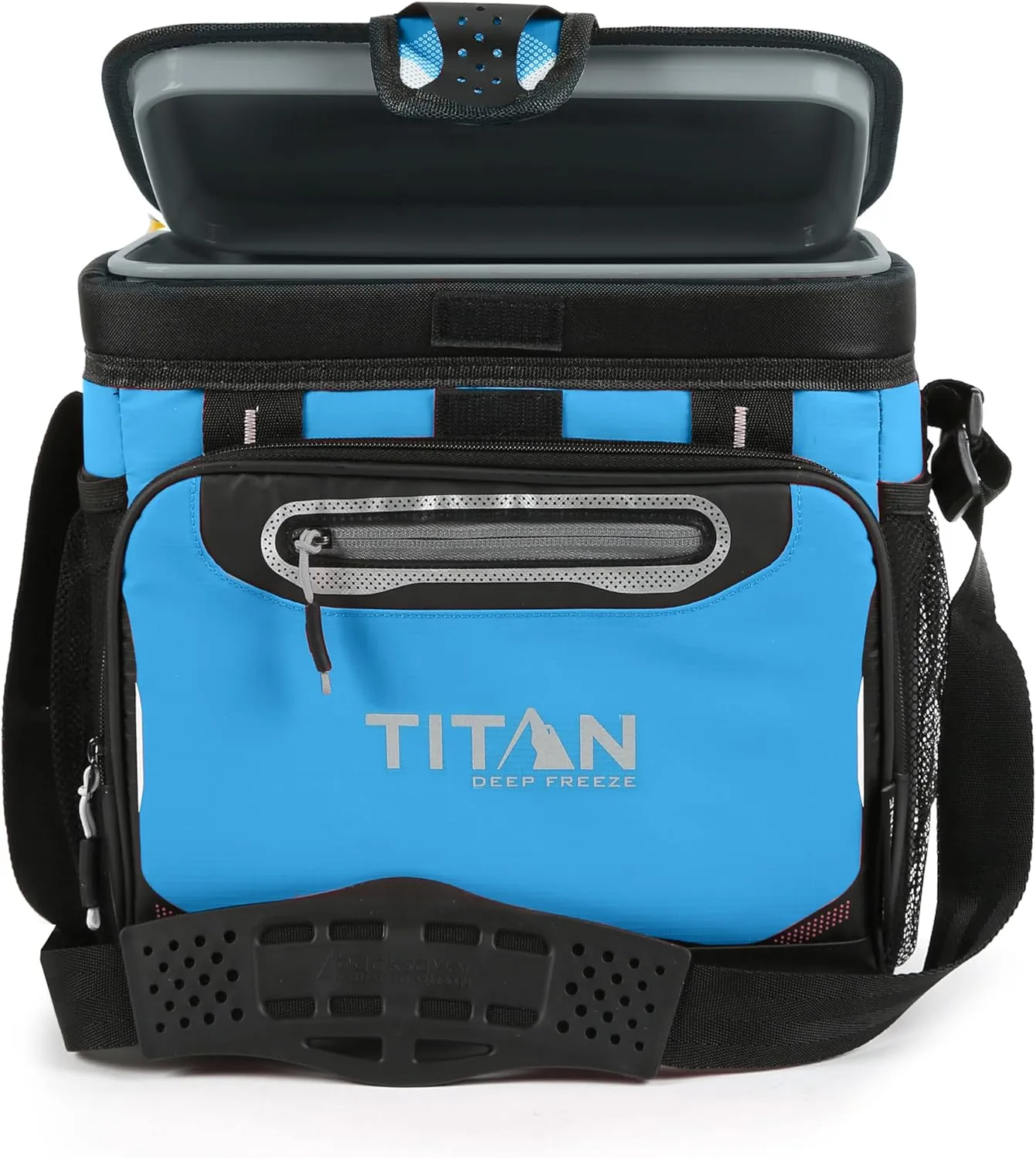 Arctic Zone Titan Deep Freeze Cooler - 16 Can Zipperless Hardbody Cooler - Moss Green Cooler with Deep Freeze Insulation, HardBody Liner, and SmartShelf