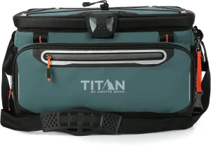 Arctic Zone Titan Deep Freeze Cooler - Zipperless Hardbody Cooler - Small & Large Capacity- Beach & Camping Cooler - Deep Freeze Insulation, HardBody Liner, and SmartShelf