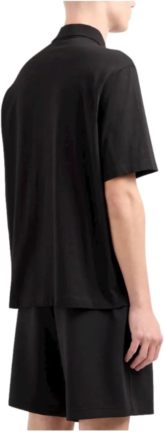 Armani Exchange Men's Loose Fit Colored Box Logo Polo