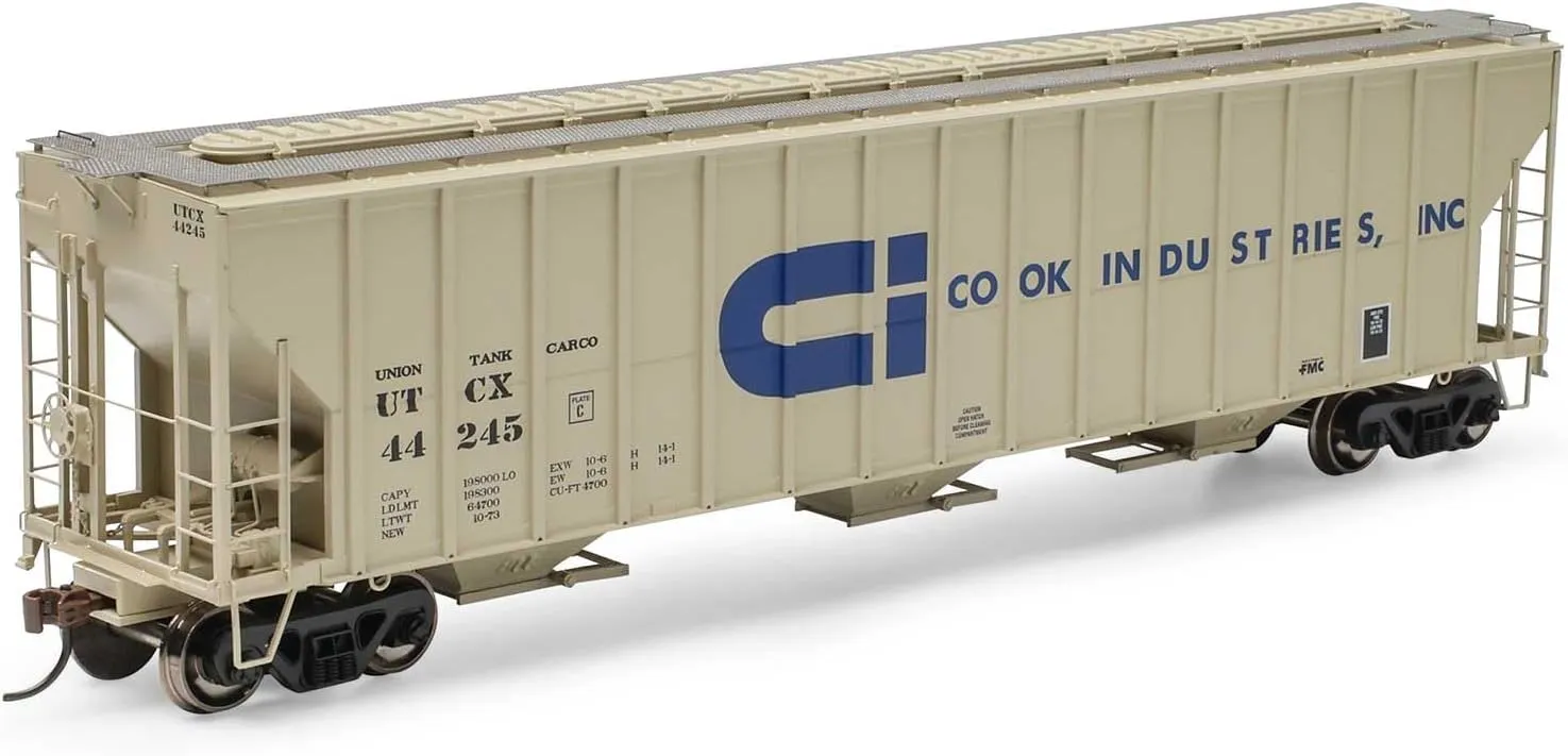 Athearn HO ATH FMC 4700 Covered Hopper UTCX #44245 ATH-1322