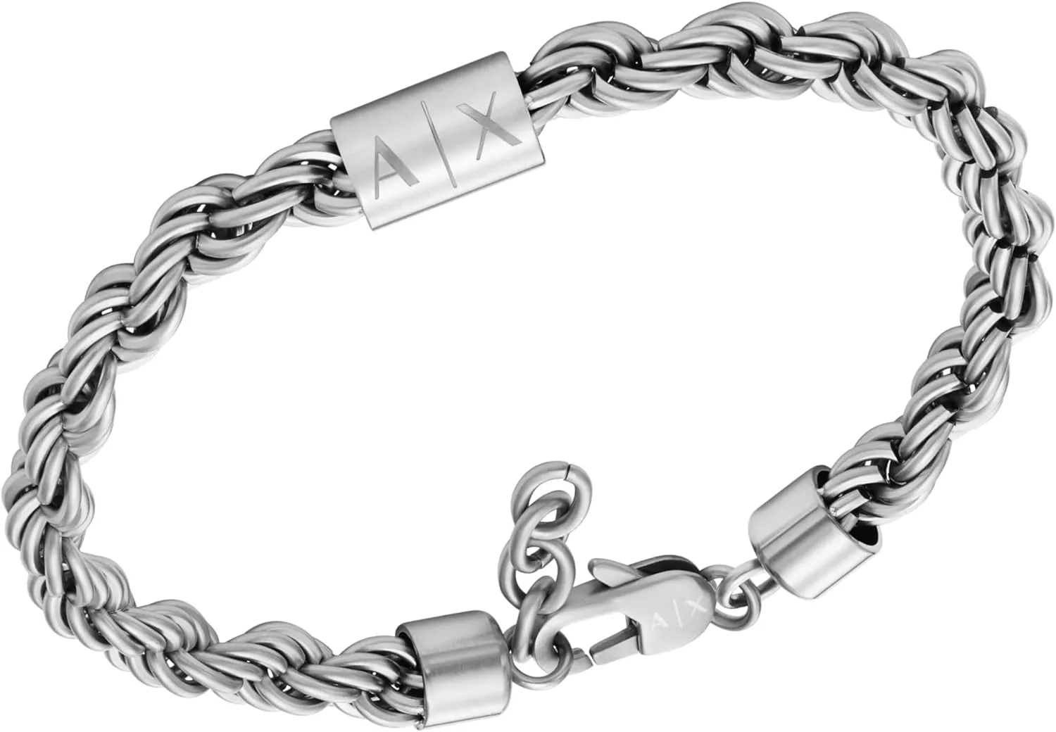 A|X Armani Exchange Stainless Steel Chain Bracelet for Men