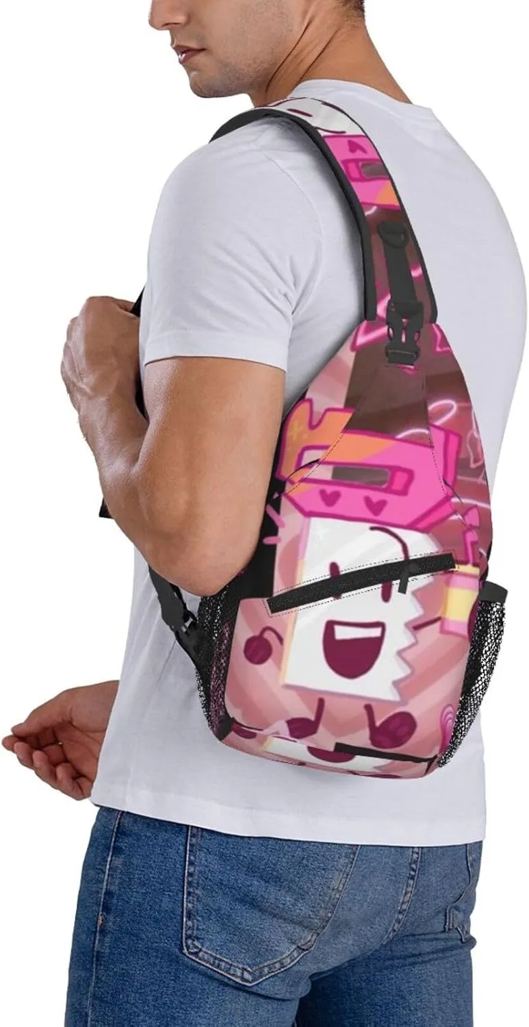 B-fdi Fashion Casual Crossbody Bag Chest Bag Sling Bag Travel Daypack For Women Men Black