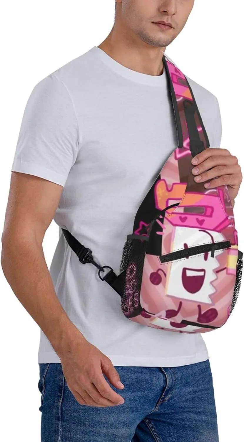 B-fdi Fashion Casual Crossbody Bag Chest Bag Sling Bag Travel Daypack For Women Men Black
