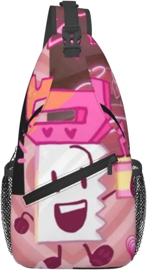 B-fdi Fashion Casual Crossbody Bag Chest Bag Sling Bag Travel Daypack For Women Men Black