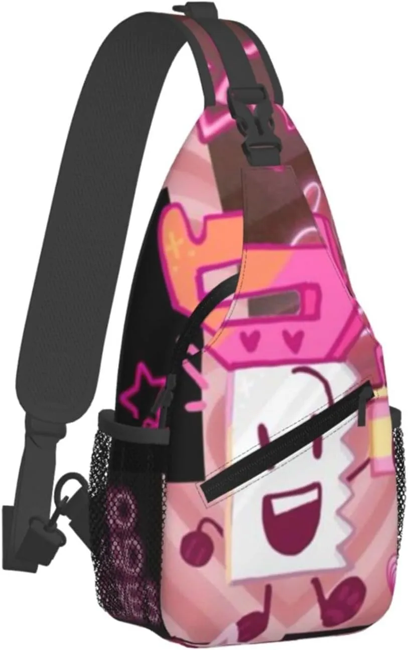 B-fdi Fashion Casual Crossbody Bag Chest Bag Sling Bag Travel Daypack For Women Men Black