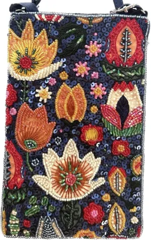 Bamboo Trading Folk Forals Club Bag, Women, Women Accessories