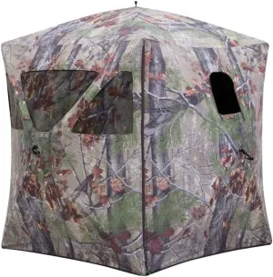 Barronett Blinds RA200BW Radar Pop Up Portable Blind, Bloodtrail Backwoods Camo